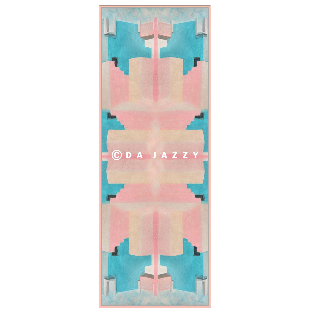 MURALLA ROJA LONG SILK SCARF