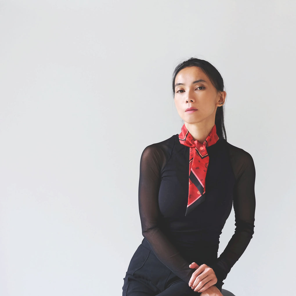 THE IMPERFECTION FLOW BRICK SILK TWILLY